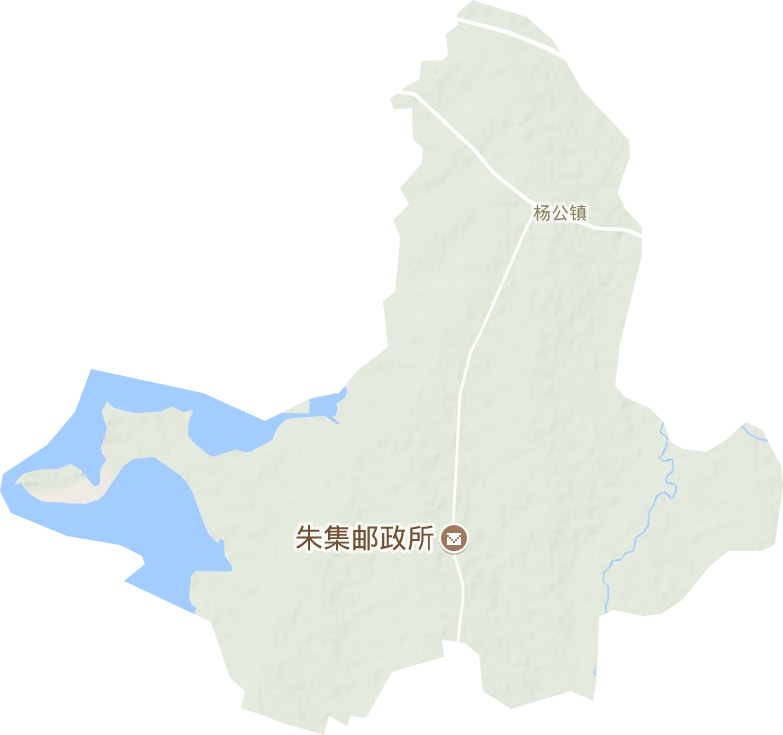 杨公镇地形地图