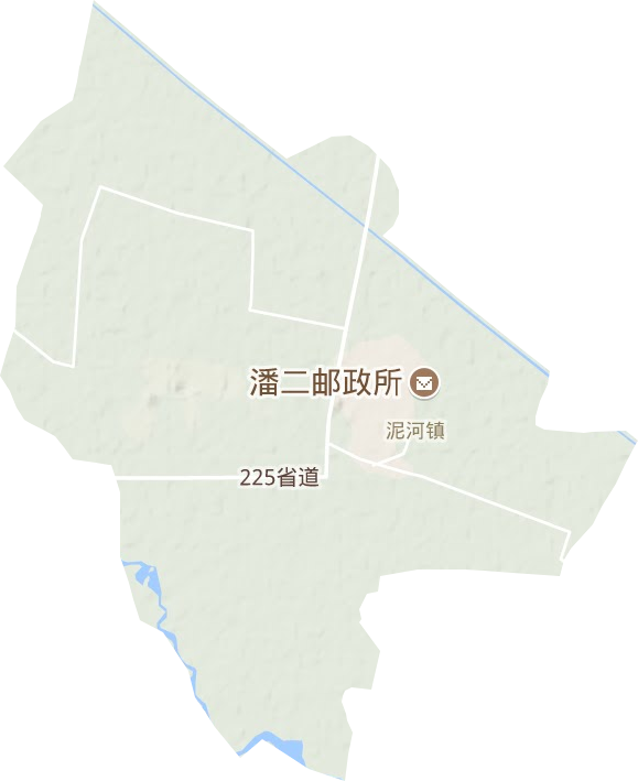 泥河镇地形地图