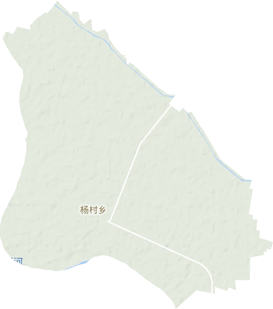 杨村镇地形地图