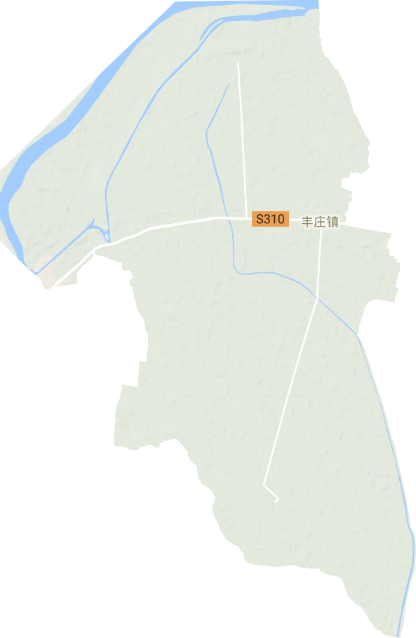 丰庄镇地形地图