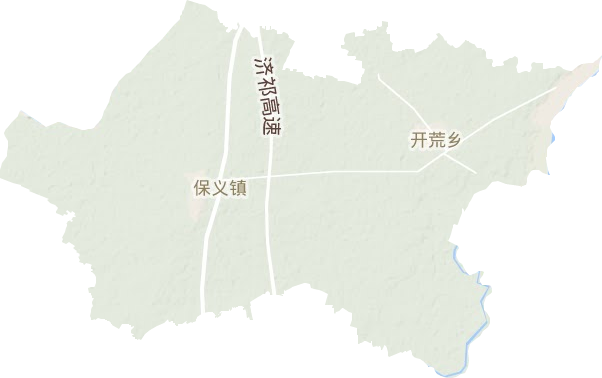 保义镇地形地图