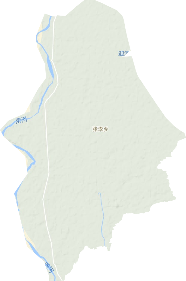 张李乡地形地图