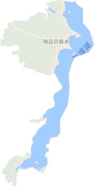 陶店回族乡地形地图