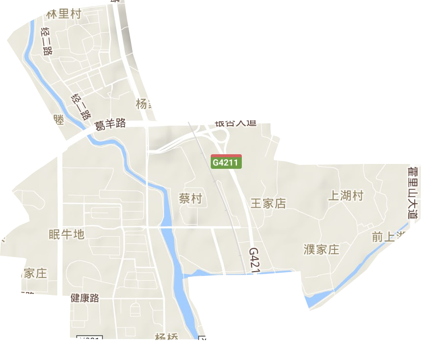 江东街道地形地图