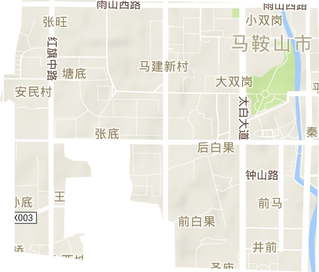 安民街道地形地图