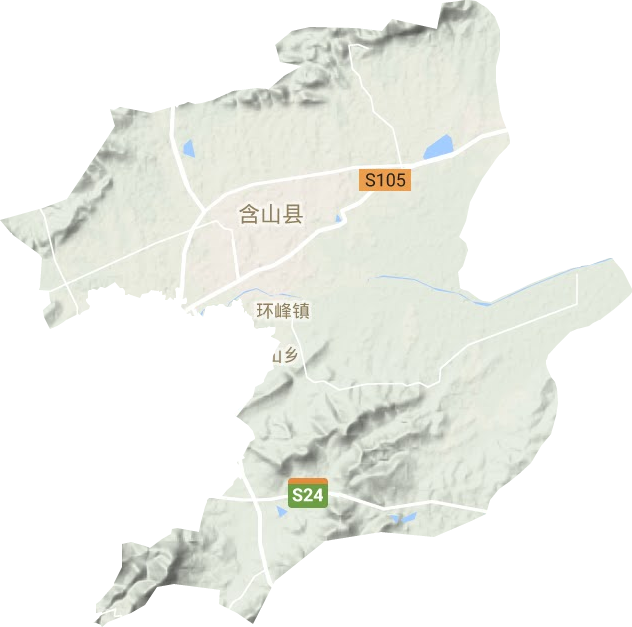 环峰镇地形地图