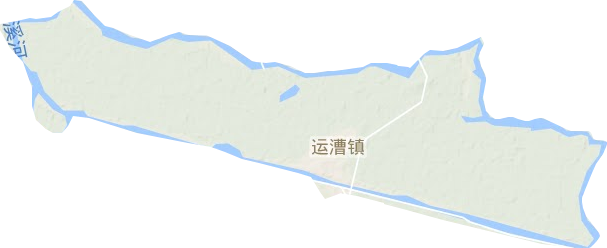 运漕镇地形地图