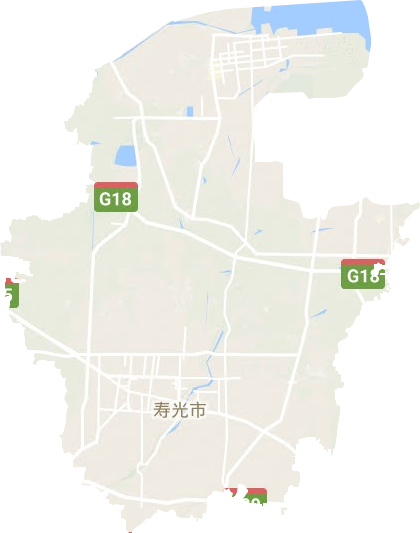 寿光市地形地图