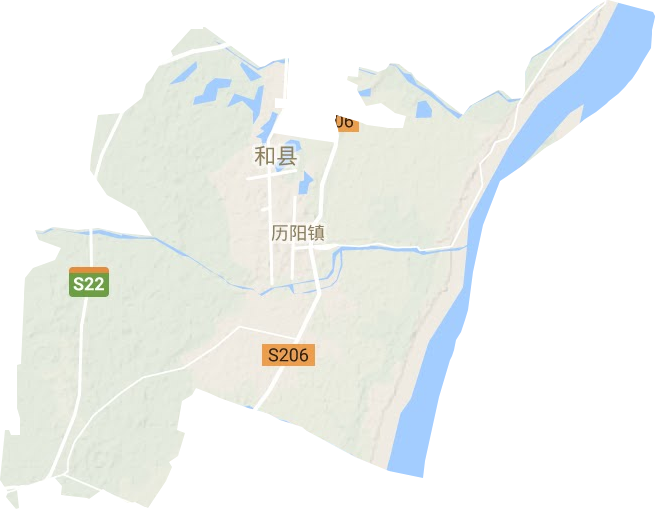 历阳镇地形地图