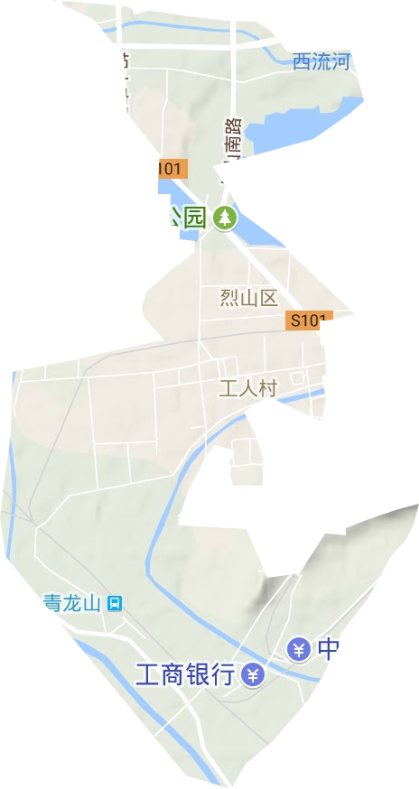杨庄街道地形地图