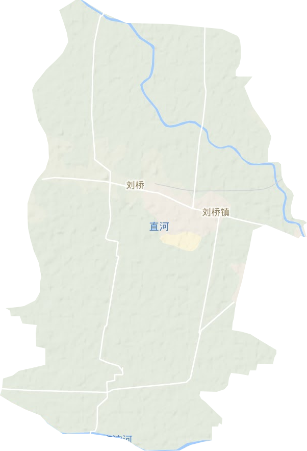 刘桥镇地形地图