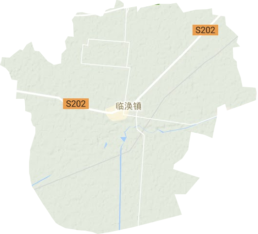 临涣镇地形地图