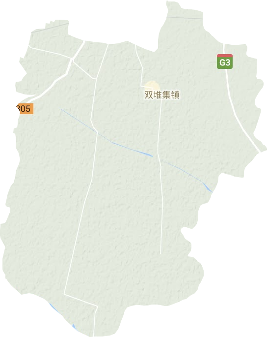 双堆集镇地形地图