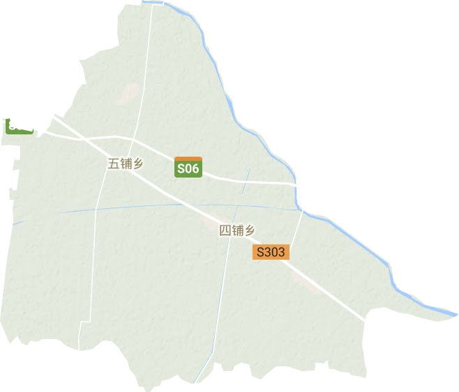 四铺镇地形地图