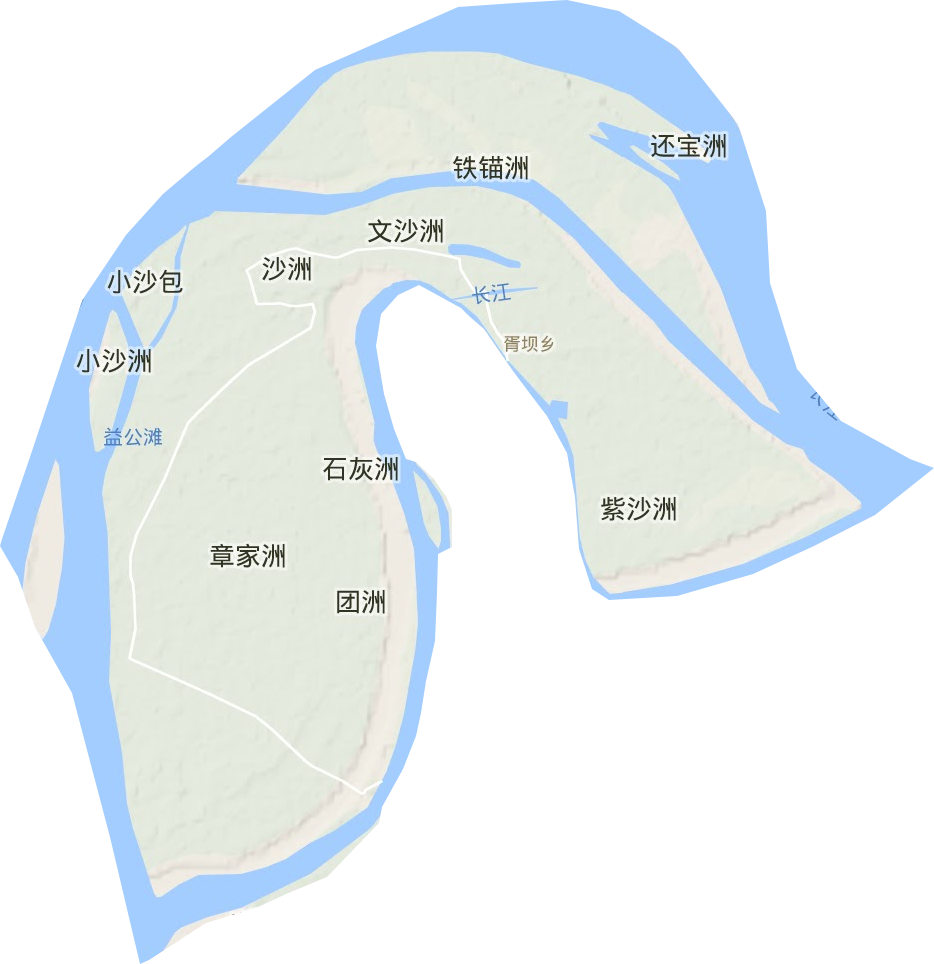 胥坝乡地形地图