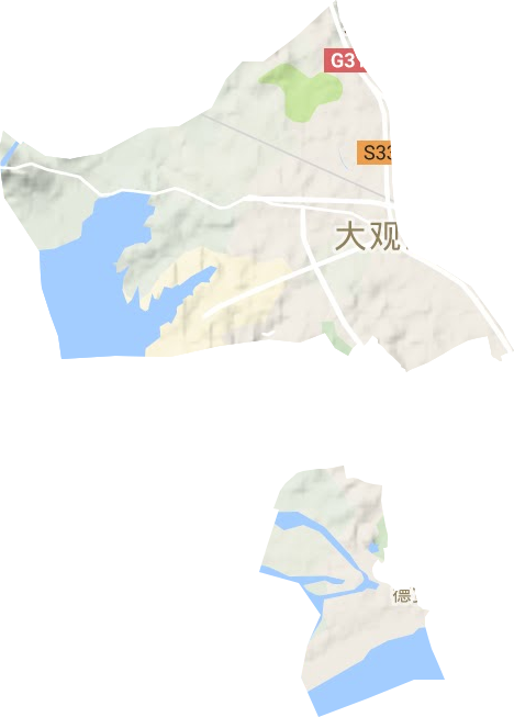 十里铺乡地形地图