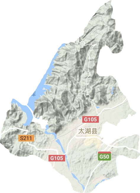 晋熙镇地形地图