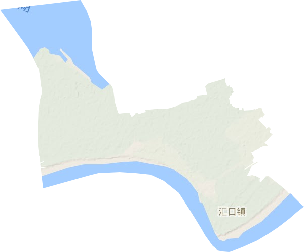 汇口镇地形地图