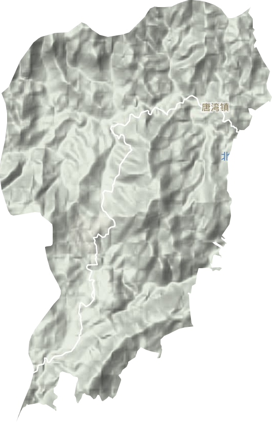 唐湾镇地形地图