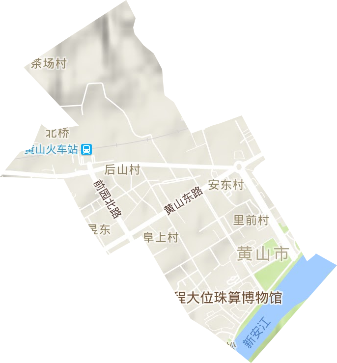 昱东街道地形地图