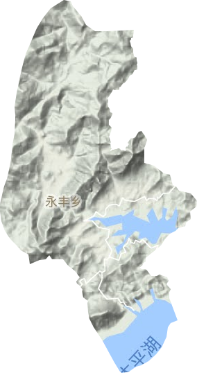 永丰乡地形地图