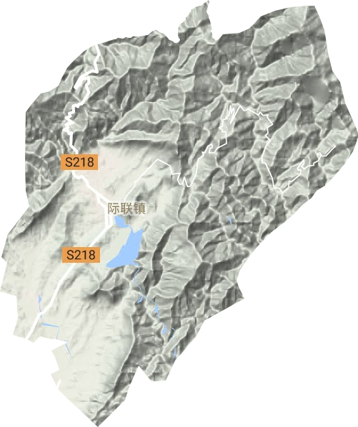 宏村镇地形地图