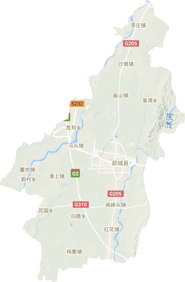 郯城县地形地图
