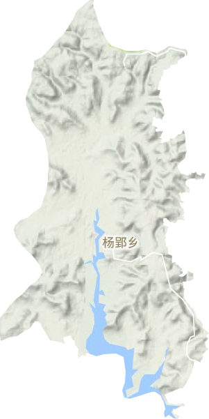 杨郢乡地形地图