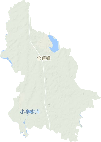 仓镇地形地图
