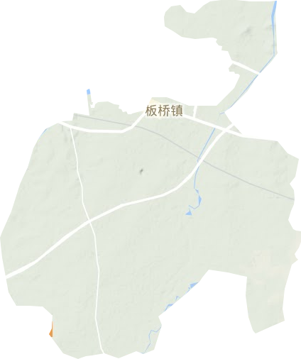 板桥镇地形地图