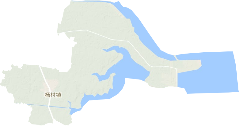 杨村镇地形地图