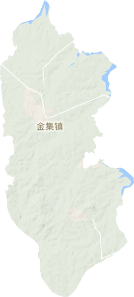 金集镇地形地图