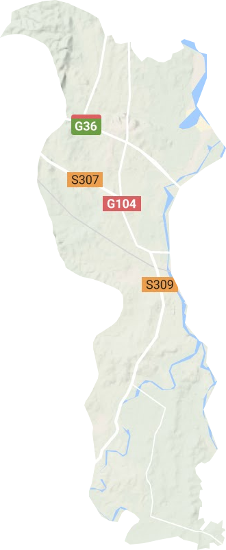 明西街道地形地图