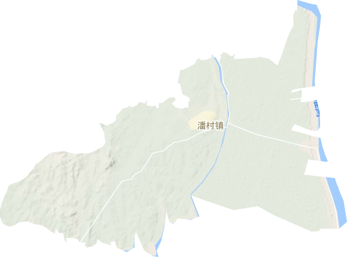 潘村镇地形地图