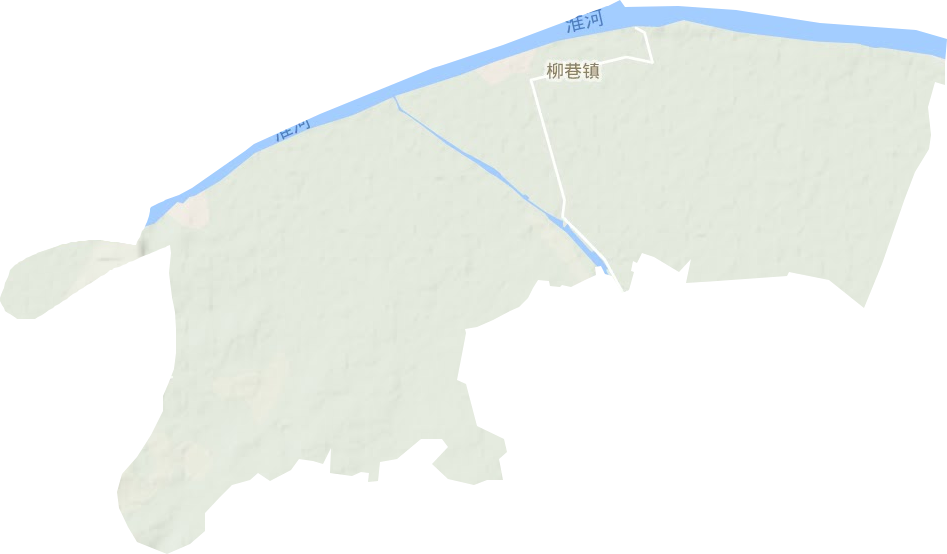 柳巷镇地形地图