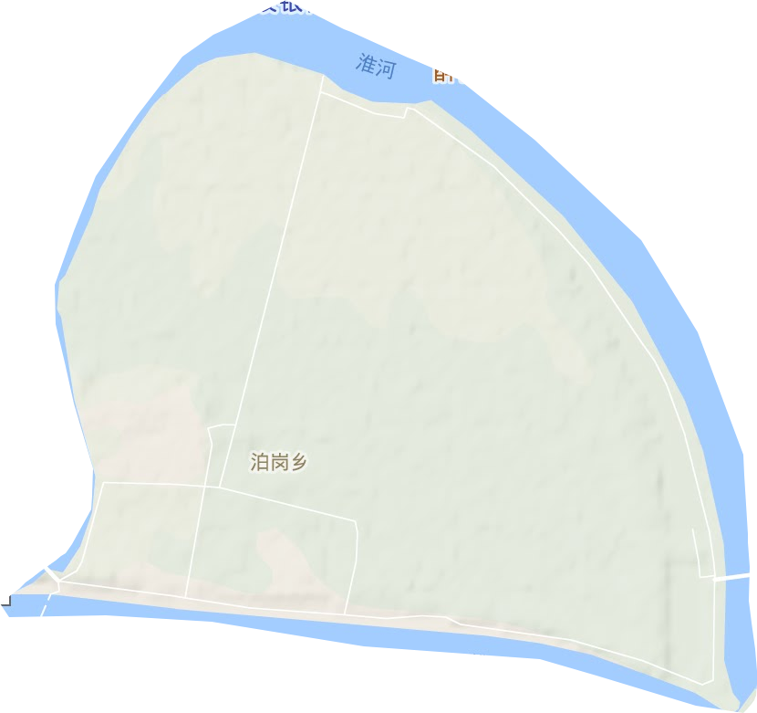 泊岗乡地形地图