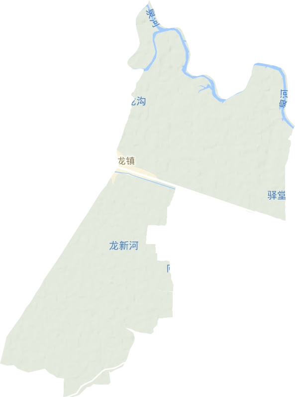 九龙镇地形地图