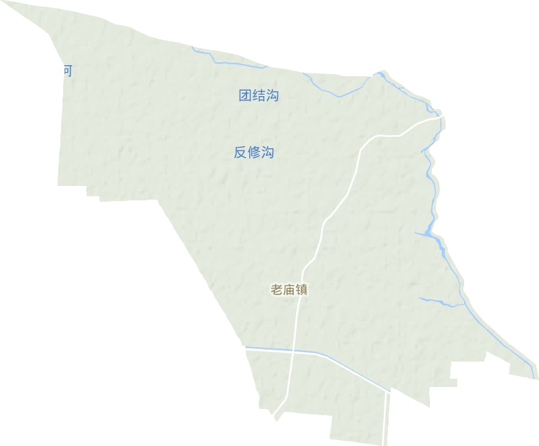 老庙镇地形地图