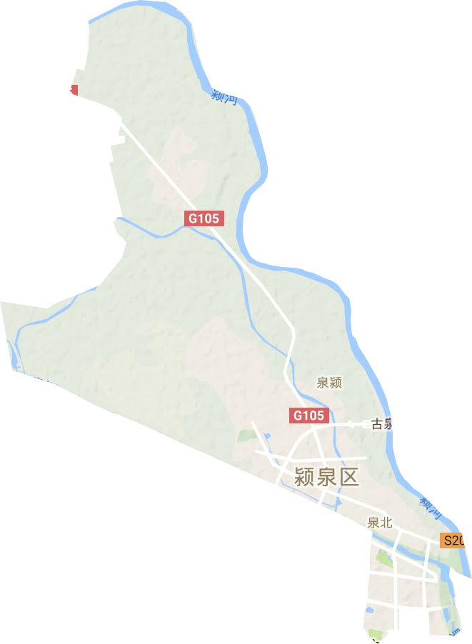 中市街道地形地图
