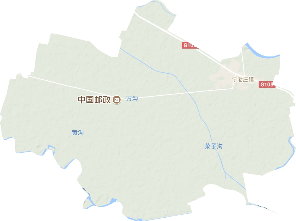 宁老庄镇地形地图