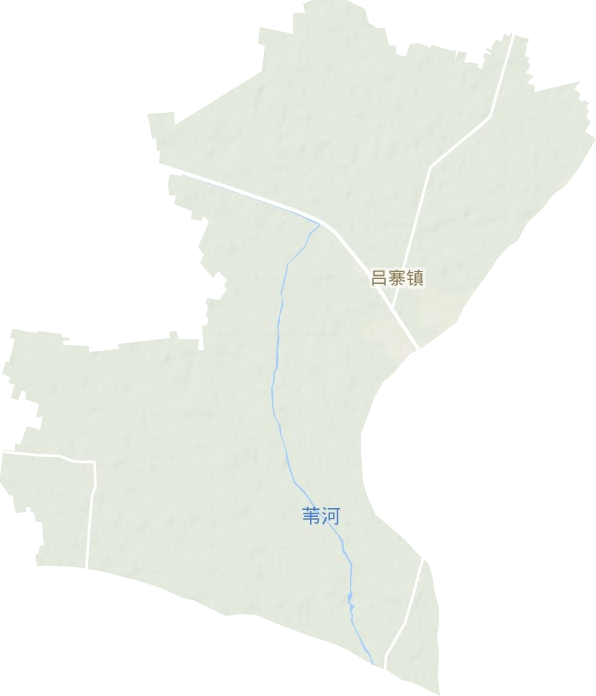 吕寨镇地形地图