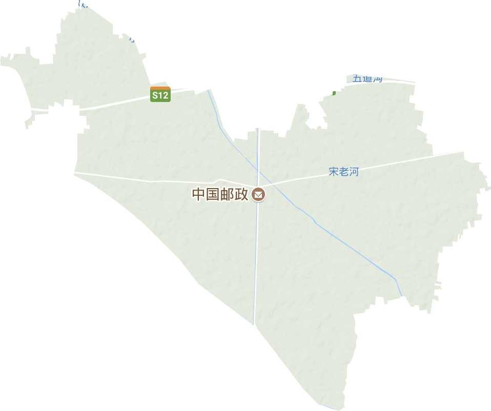 宋集镇地形地图