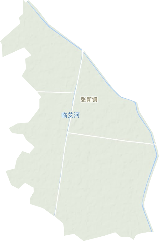 张新镇地形地图