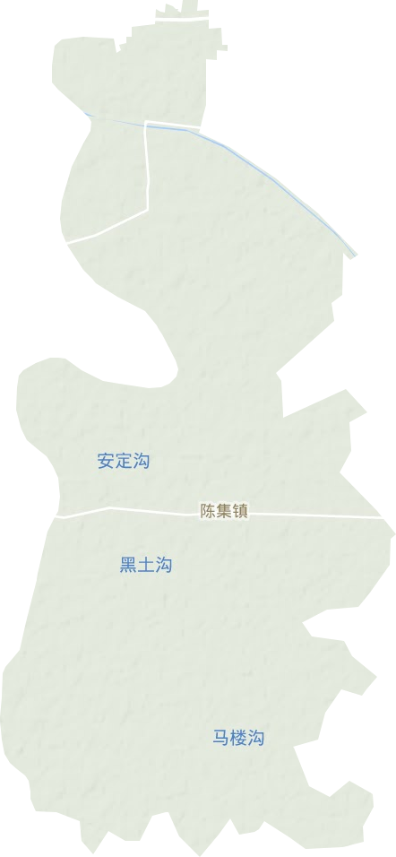 陈集镇地形地图