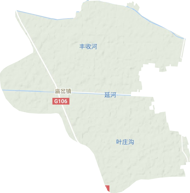 庙岔镇地形地图