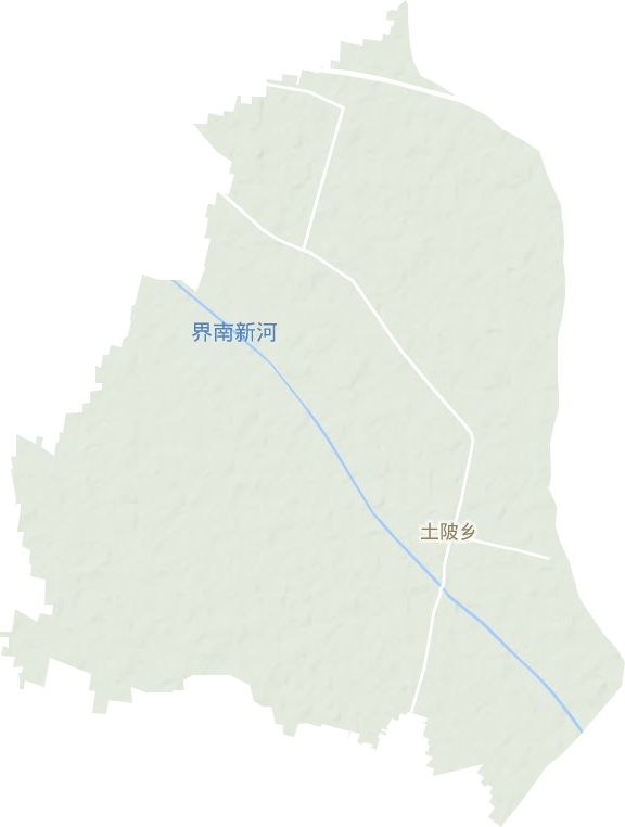 土陂乡地形地图