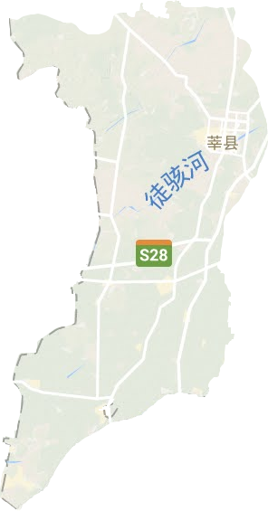 莘县地形地图