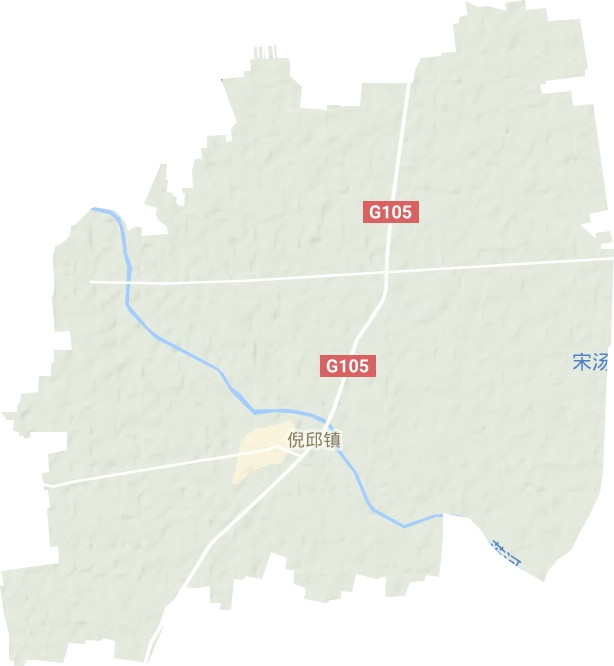 倪邱镇地形地图