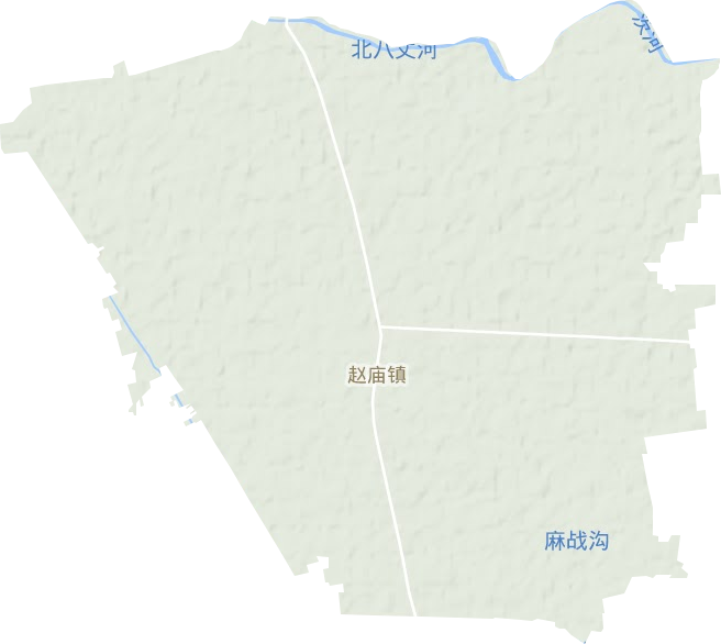 赵庙镇地形地图