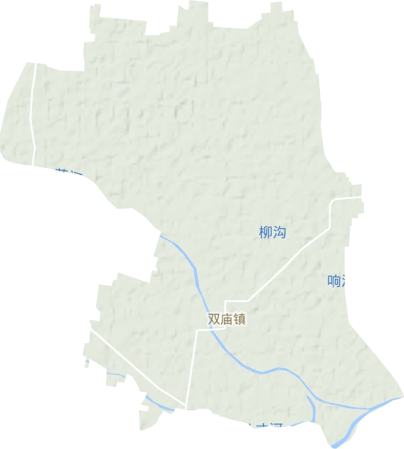 双庙镇地形地图